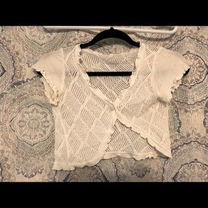NWT - Short Cropped Sleeves Cardigan - Summertime Wear